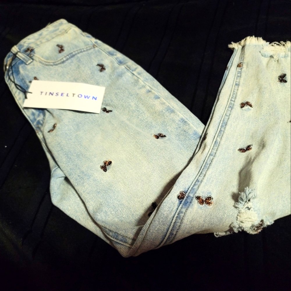 Tinseltown highrise mom jeans